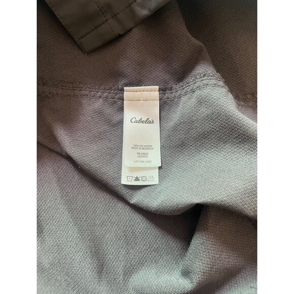 Cabela's XPG Mens Short Sleeve Outdoor Performance Shirt Large Black Lightweight - Picture 9 of 11